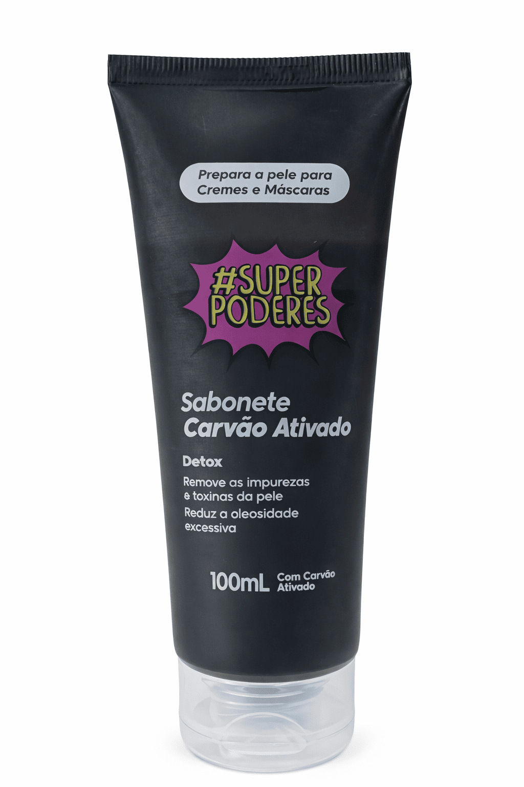 Comprar Sabonete Facial Carvão Ativado Super Poderes Detox - 100ml na Glow Makeup