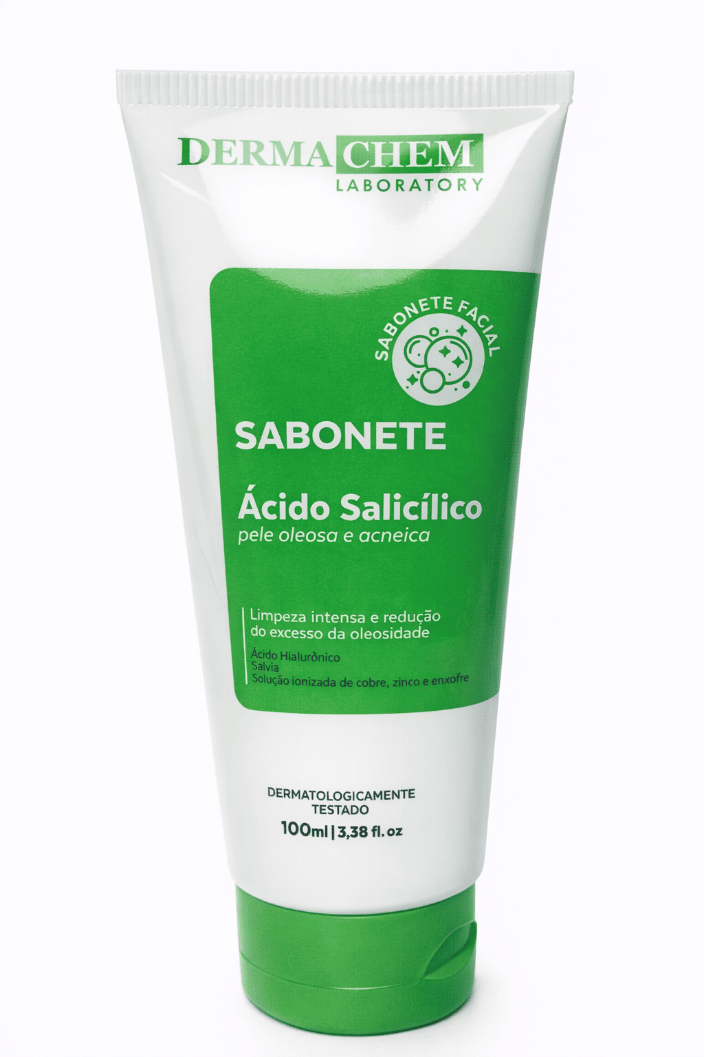 Comprar Sabonete Facial Ácido Salicílico Derma Chem 100ml na Glow Makeup