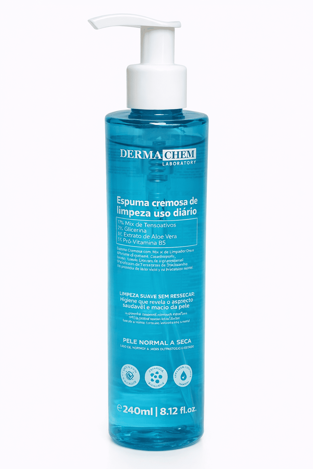 Comprar Espuma Cremosa de Limpeza Uso Diário – Derma Chem Laboratory | 240ml na Glow Makeup