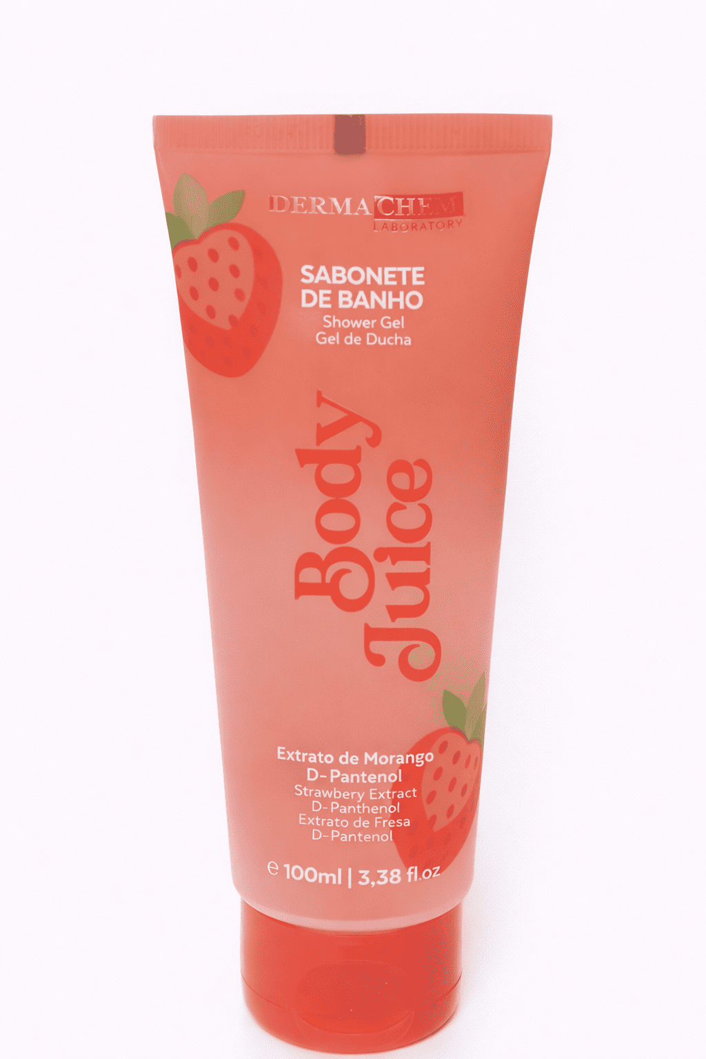 Comprar Sabonete de Banho Derma Chem – Morango (Body Juice) 100ml na Glow Makeup