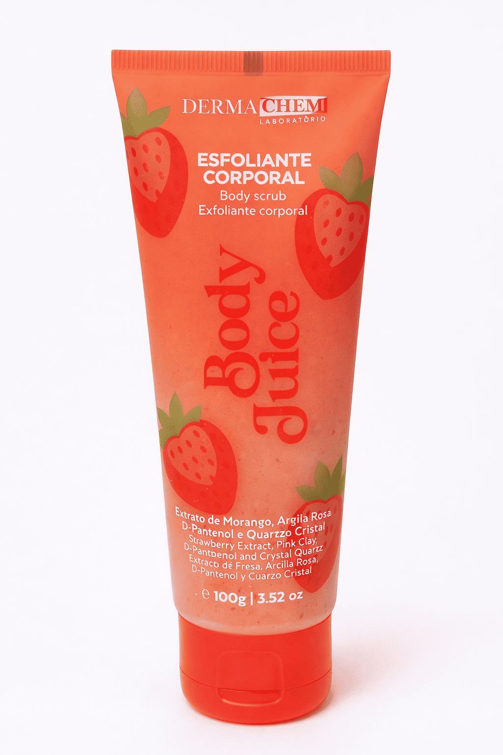 Comprar Esfoliante Corporal Body Juice Morango – Derma Chem 100g na Glow Makeup
