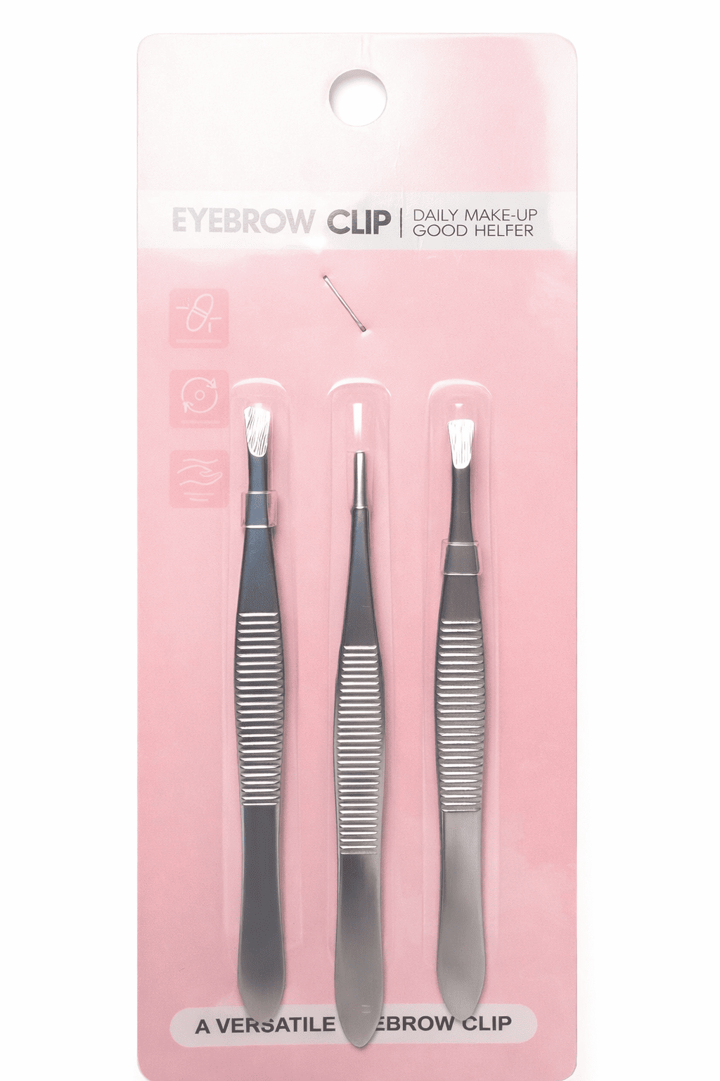 Comprar Kit Pinças Profissionais para Sobrancelha – 3 Peças na Glow Makeup