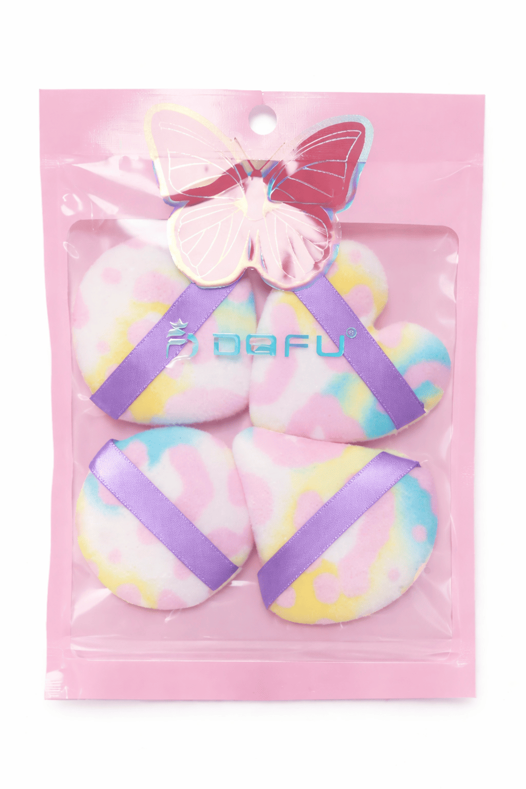 Comprar Kit Esponja para Maquiagem em Formato de Coração – 4 Unidades na Glow Makeup