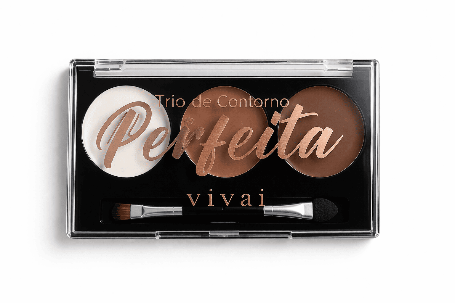 Comprar Paleta de Sobrancelhas Perfeita Vivai - 3 Cores na Glow Makeup
