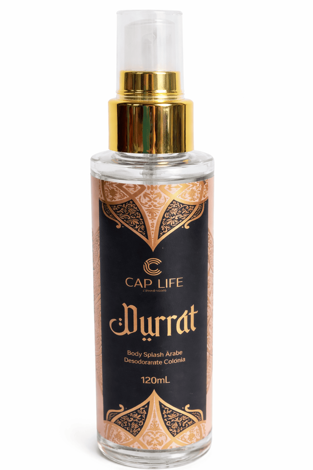 Comprar Body Splash Durrat Cap Life 120ml – Fragrância Árabe Sofisticada na Glow Makeup