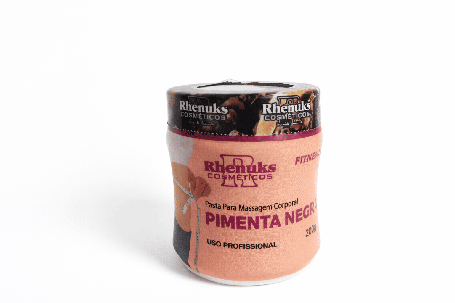 Comprar Pasta Corporal Pimenta Negra Rhenuks 200g – na Glow Makeup