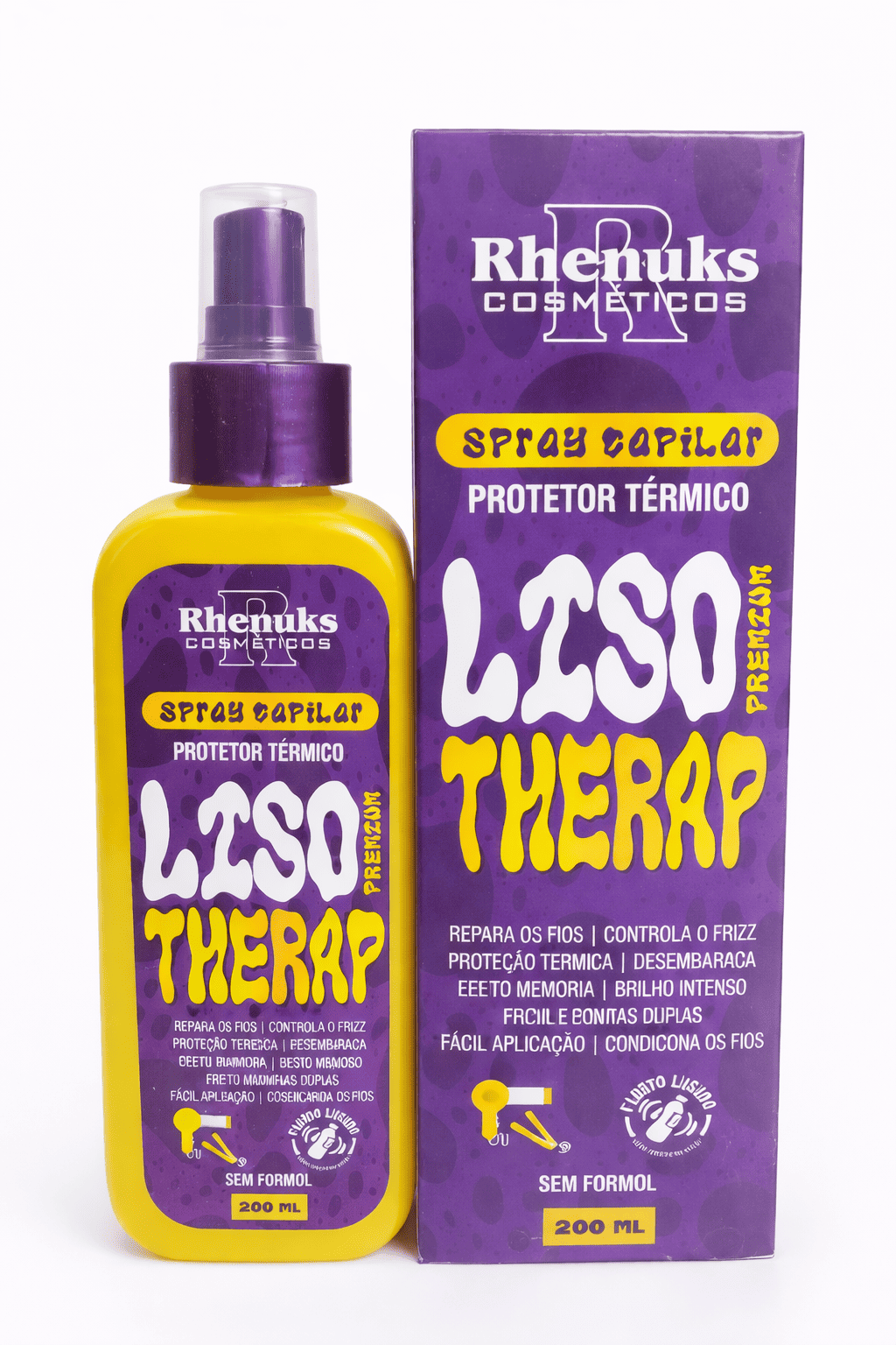 Comprar Spray Capilar Liso Therap Premium Rhenuks 200ml na Glow Makeup
