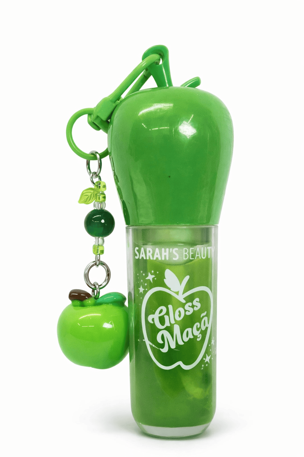 Gloss Labial Maçã Sarah’s Beauty com Chaveiro