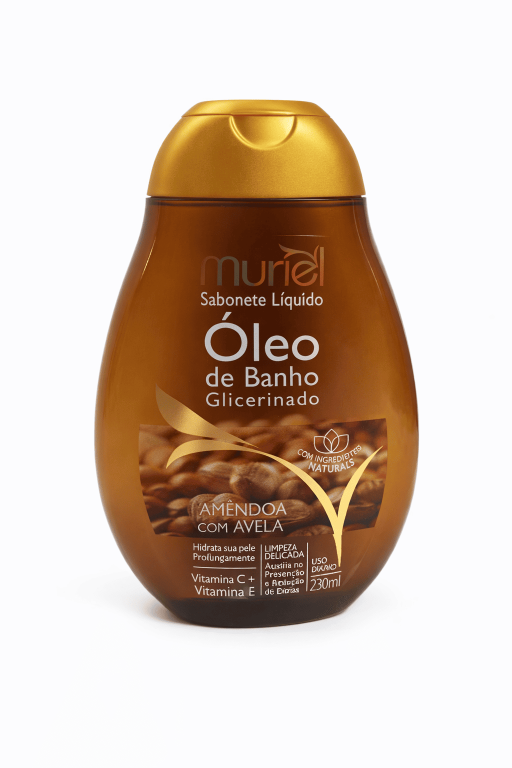 Sabonete Liquido Óleo de Banho Glicerinado Muriel 230ml