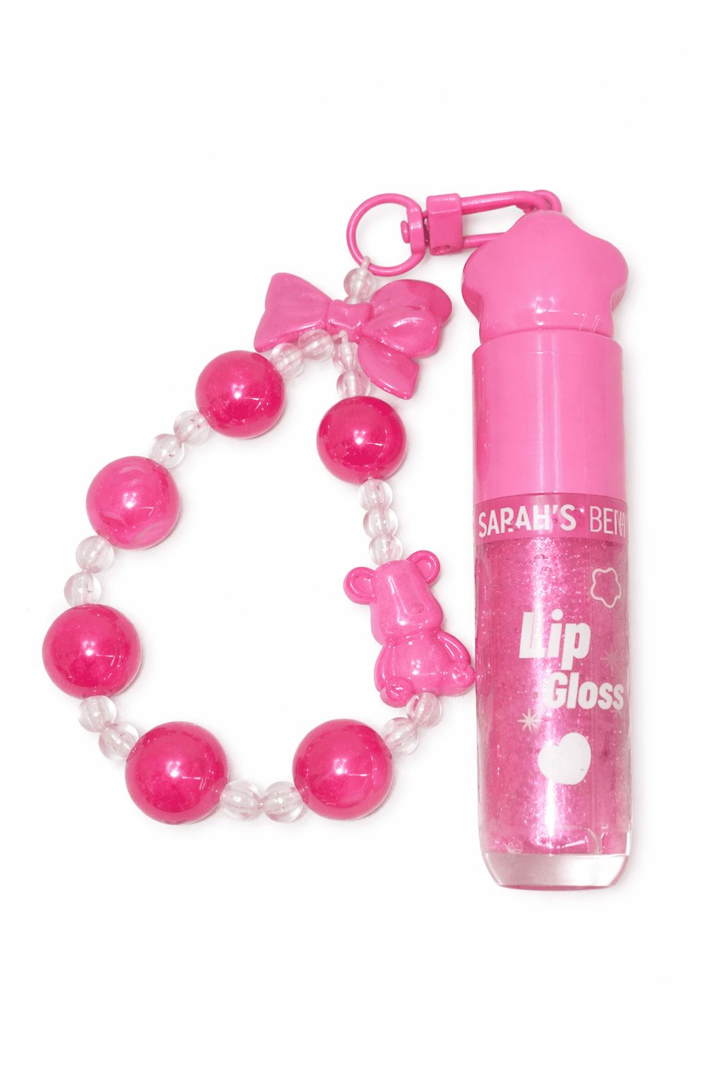 Lip Gloss Chaveiro Sarah’s Beauty 6ml Brilho Espelhado